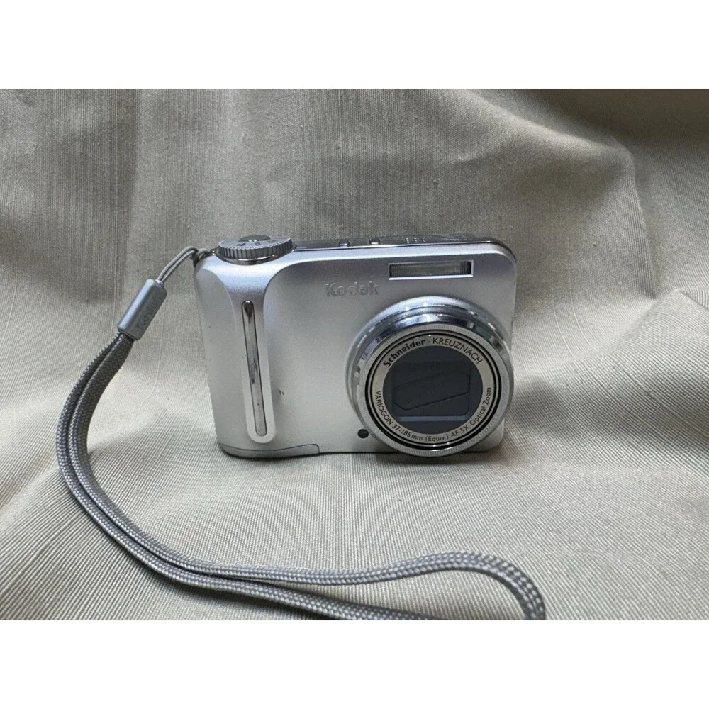 Kodak EasyShare C875 8.0MP Digital Camera with Case - Silver (Tested & Working)